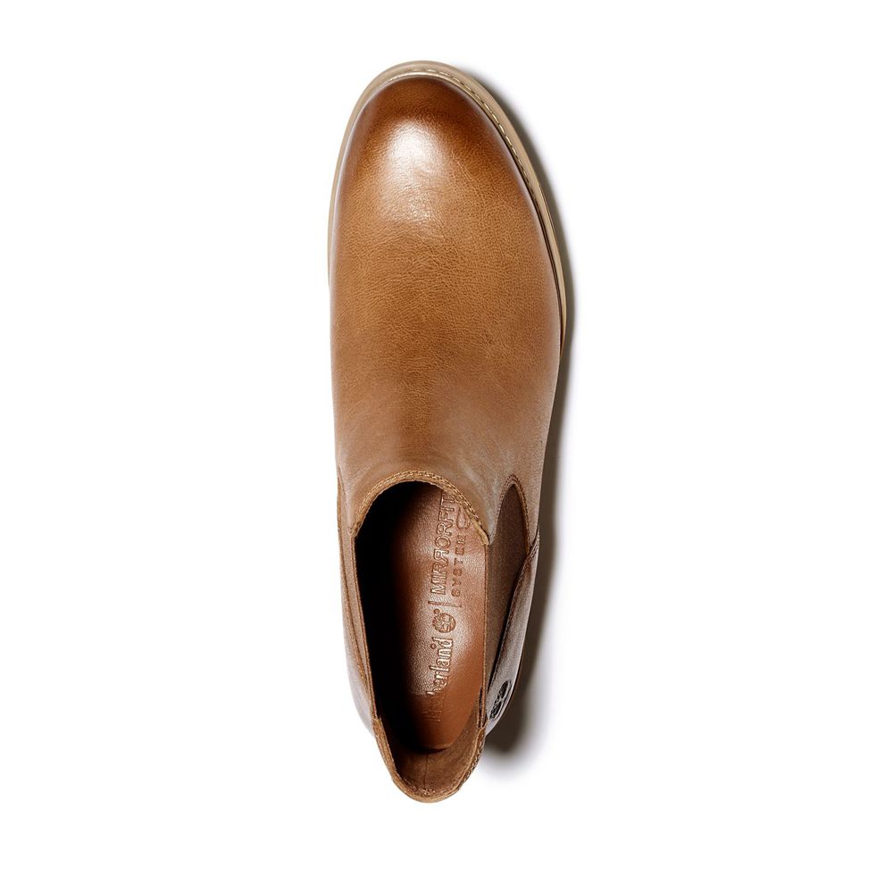 Botas Chelsea Feminino - Timberland Sutherlin Bay Baixo - XKFOW0479 - Marrom